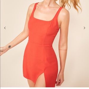 reformation tiegan dress